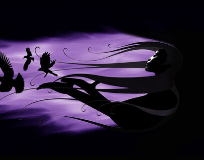Hine-nui-te-pō - a Digital Art Artowrk by Jamie